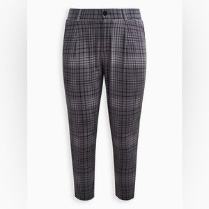 Relaxed Taper Stretch Challis High-Rise Pant